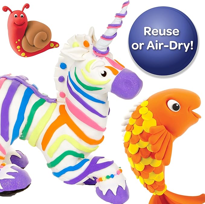 Crayola Model Magic (75ct), Kids Modeling Clay Alternative, 1oz Packs, School Supplies, Air Dry Clay, Modeling Material, Ages 3+