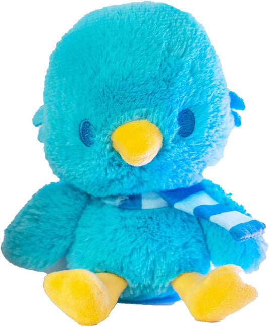 KIDS PREFERRED Harry Potter Ravenclaw Blue Raven Plush Stuffed Animal with Blue Stripped Scarf Hogwarts House Collectible for Babies, Toddlers, and Kids 6 Inches