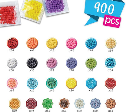 Aquabeads - L'atelier d'initiation - Kit de loisirs créatifs - Activité manuelle Enfants en Toute autonomie - Coffret de perles qui collent Avec de l'eau - Jouet Enfant 4 ans et + - 35087
