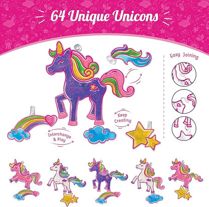 Imagimake Window Art Unicorn Toy Painting Kit | Suncatcher Art Supplies | Unicorn Toys for Girls Age 5-8 | Arts and Crafts for Kids Ages 8-12 | 6 Year Old Girl Gifts | Birthday Gifts for Girls