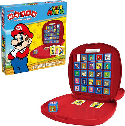 Top Trumps Match Game Super Mario – Family Board Games for Kids and Adults – Matching Game and Memory Game – Fun Two Player Kids – Memories and Learning, Board Games for 4 and up