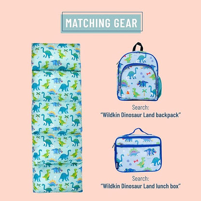 Wildkin Microfiber Pillow Lounger, 87 X 27 Inches, Dinosaur Land