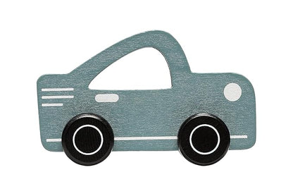 Pearhead Wooden Toy Car, Push and Pull Montessori Baby and Toddler Toy, Gender-Neutral Push Toy, Baby Girl or Baby Boy Nursery Accessory