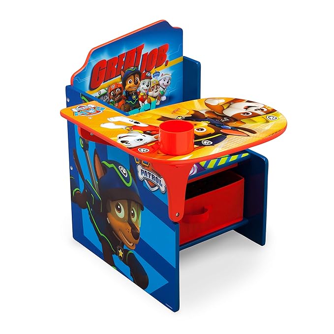 Delta Children Chair Desk With Storage Bin, Nick Jr. PAW Patrol