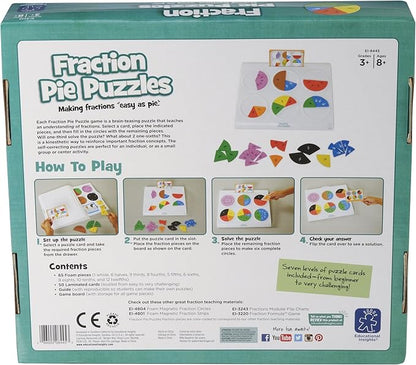 Educational Insights Fraction Pie Puzzles