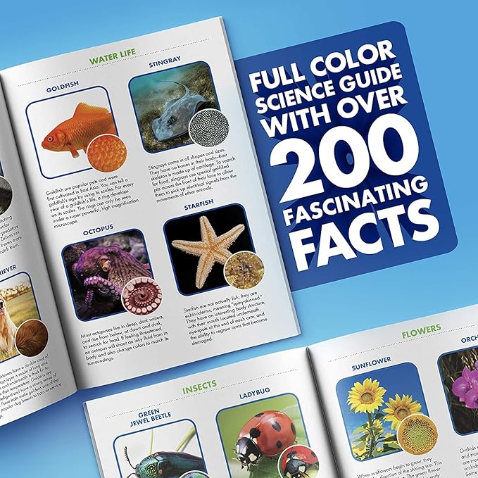 Educational Insights GeoSafari Jr. Kidscope, Kids Microscope, STEM Toy, Gift for Boys & Girls, Ages 5+