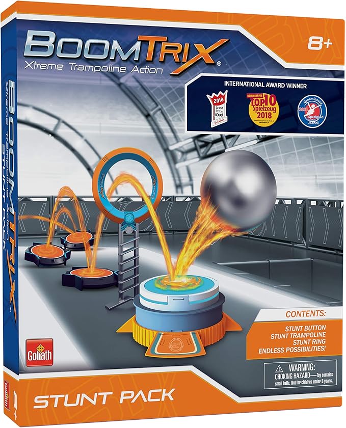 Goliath Boomtrix Stunt Pack Kinetic Metal Ball Chain Reaction Stunt Kit - Fun - Educational - STEM