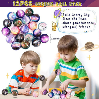 Astronaut Galaxy Outer Space Themed Party Favors for Kids, Party Supplies for Boys Birthday Party Decorations