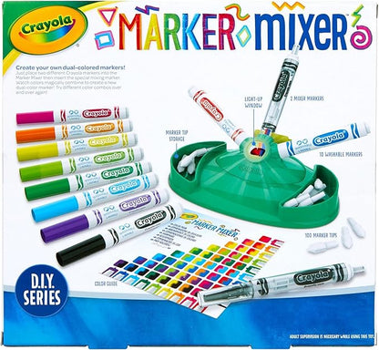 Crayola Marker Mixer Art Kit, Washable Marker Set, Easy Craft Kit for Kids, Gift for Kids Age 6+