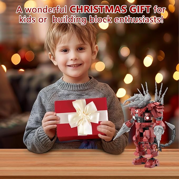 Toilet Building Blocks Toys,TV Toys Building Blocks Imaginative Construction Playset Blocks Action Figure,Birthday Gifts Building Blocks for Adults Children 537PCS