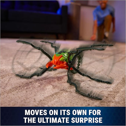 HEX Bots Skitter Bot Scorpion, Robotic Kids Toys with Insect-Like Movement for Indoor/Outdoor Play, Robot Toys for Boys & Girls Ages 4 & Up, Red