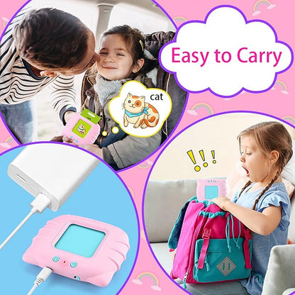 Toddler Toys Age 2-6, Girls Birthday Gift,Learning Toys for Toddlers, 224 Sight Words Educational Toys, Montessori Toys for 2 Year Old, Talking Flash Cards,Sensory Toys, Speech Therapy, Toys for Girls