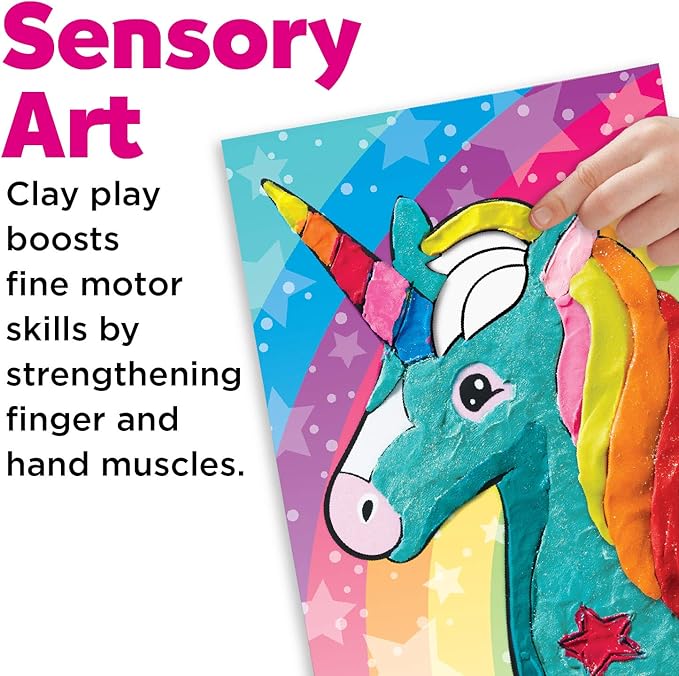Faber-Castell Do Art Coloring with Clay Unicorn & Friends - Clay Set for Kids - Arts and Crafts for Kids