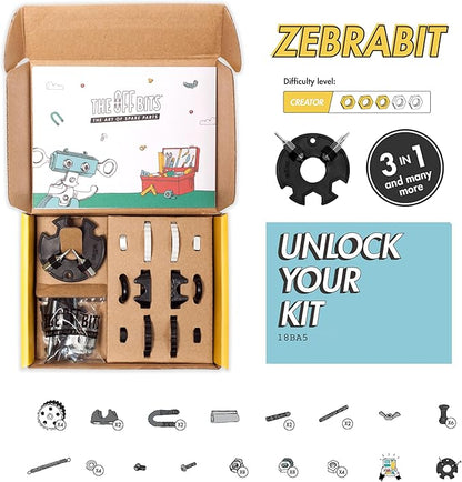 Build Your Own Animal Robot, Educational Stem Building Toys for Kids Age 6 7 8 9+ Year Old, Zebra Robot Stem Toys Engineering Kit, Construction Toys Steam Gift for Boys Girls