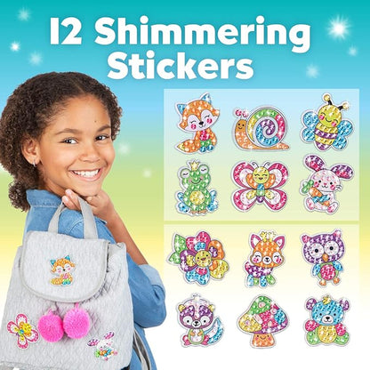 Creativity for Kids Big Gem Diamond Painting Kit - Woodland Forest Friends Stickers and Suncatchers DIY Kit - Diamond Art for Kids, Gifts for Girls Ages 6-8 Years Old, 1 Count (Pack of 1)