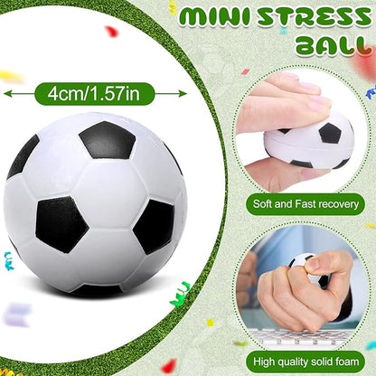86 Pcs Soccer Party Favors, 50 Sheets Soccer Stickers, 12 Sports Stress Ball, Mini Foam Soccer Ball, 12 Soccer Charm Bracelets, 12 Soccer Scrunchie Soccer Gifts for Soccer Birthday Party Supplies