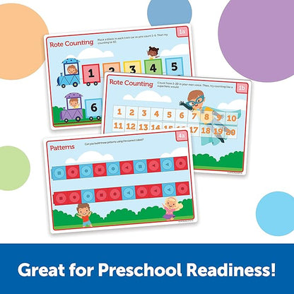 Learning Resources MathLink Cubes Preschool Math Activity Set