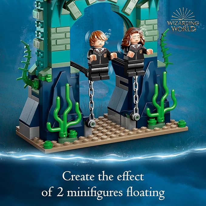 LEGO Harry Potter Triwizard Tournament: The Black Lake Building Toy 76420 - Goblet of Fire Toy Set with Harry, Hermione, and Ron Mini Figures, Magical Collection Set, Great Gift for Kids, Boys & Girls