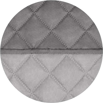 PureFit Reversible Quilted Sofa Cover, Water Resistant Slipcover Furniture Protector, Washable Couch Cover with Non Slip and Elastic Straps for Kids, Dogs, Pets (Oversized Recliner, Gray/Light Gray)