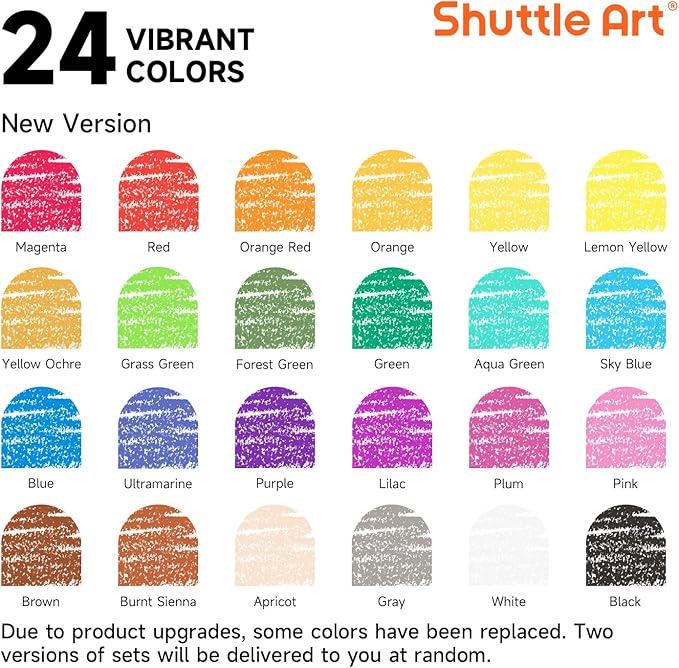 Shuttle Art Crayons Bulk Set - 40 Boxes of 24 Assorted Colors, 960 Count Durable & Non-Toxic Teacher-Quality Crayons, School Supplies bulk in Crayons For Family Class Party Favors