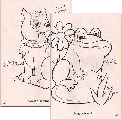 Crayola Coloring Books for Kids Learning Set Bundle - 7 Pc Animal Coloring Activity Books Learning Crayons and Stickers