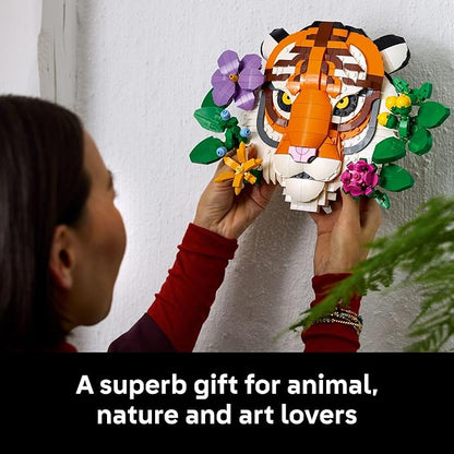 LEGO Art The Fauna Collection – Tiger, Building Set for Adults 18+ - New Home or Housewarming Gift Idea - Collectible DIY Kit for Men and Women Who Enjoy Arts and Crafts - 31217