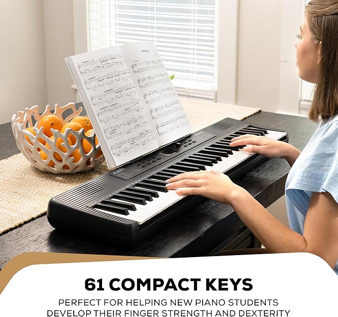 Alesis Melody 61 MK4 Keyboard Piano for Beginners with 61 Keys Speakers, Tablet/Sheet Music Stand, 300 Sounds and Music Lessons