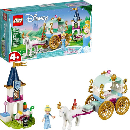 LEGO Disney Cinderella’s Carriage Ride 41159 4+ Building Kit (91 Pieces)