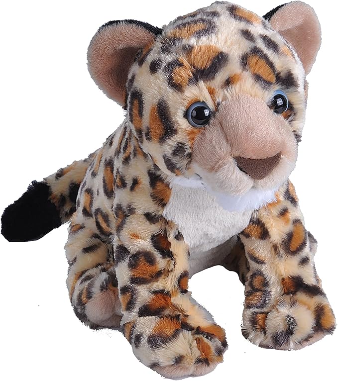Wild Republic Leopard Cub Plush, Stuffed Animal, Plush Toy, Kids Gifts, Cuddlekins, 12"