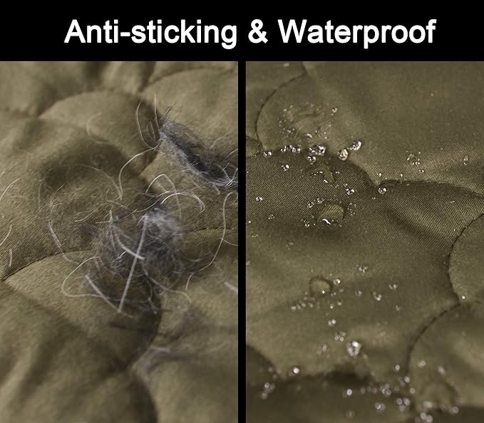 CHHKON Waterproof Recliner Chair Cover Nonslip Stay in Place Dog Couch Chair Cover Furniture Protector Recliner Chair Cover for Pets and Kids (Green, 23'')