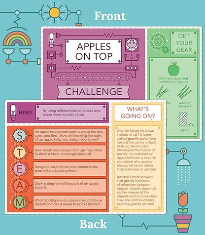 Carson Dellosa Seasonal STEM Challenges STEM Kits, 30 STEM Building Activities and Educational Games, Grades 2-5 STEM Learning Toys, STEM Kids Ages 7-11