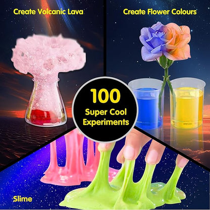 Science Kits for Kids Age 8-12, 135 Science Experiment Magic Kit - STEM Educational Toys, Chemistry Set for Kids, Erupting Volcano, Birthday for 5-7 Years Old Boys Girls Kids