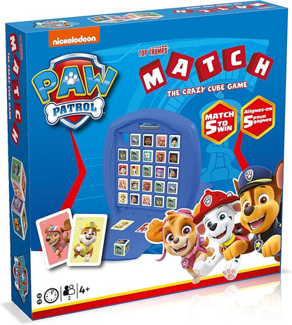 Top Trumps Match Game Paw Patrol - Family Board Games for Kids and Adults - Matching Game and Memory Game - Fun Two Player Kids Games - Memories and Learning, Board Games for Kids 4 and up