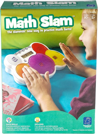 Educational Insights Math Slam, Electronic Math Game, Gift for Boys & Girls Ages 5+