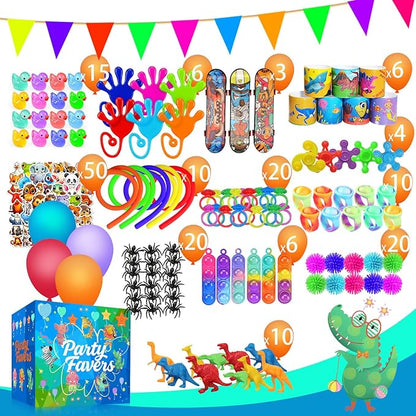 Party Favors for Kids 8-12 4-8, 240 Pack Fidget Toys for Adults, Christmas Stocking Stuffers Goodie Bags School Classroom Prizes, Birthday Gifts for Teen Boys Girls, Stress Relief Sensory Toy Bulk