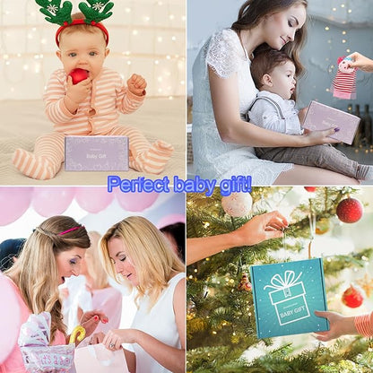 BLOOBLOOMAX Wrist Rattles Foot Finder Rattle Sock Baby Toy,Rattle Toy,Arm Hand Bracelet Rattle,Feet Leg Ankle Socks,Activity Rattle Present Gift for Newborn Infant Babies Boy Girl Bebe (5pcs-E)