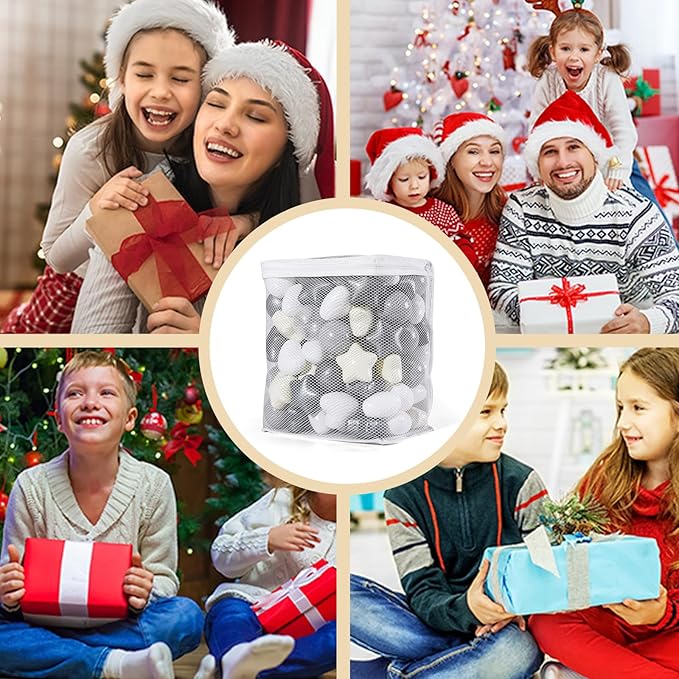 GOGOSO Ball Pit Balls,Plastics Balls for Ball Pit, Stars Hearts Shape for PastelBall for Toddlers Kids