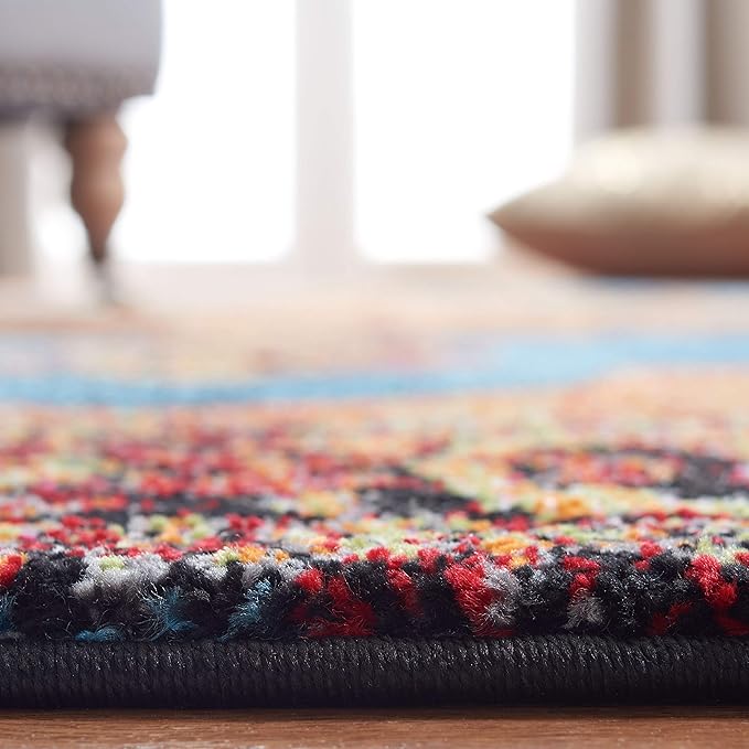 SAFAVIEH Vintage Hamadan Collection Runner Rug - 2'3" x 12', Gold & Light Blue, Traditional Oriental Design, Non-Shedding & Easy Care, Ideal for High Traffic Areas in Living Room, Bedroom (VTH219D)