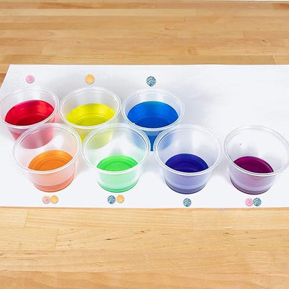 Steve Spangler Science - WTIN-100 Color Fizzers, 100 Tablets – Assorted Colors (Red, Yellow & Blue) – Colorful Science Experiment Kit for Kids, Won’t Stain Hands or Surfaces, Exciting STEM Activity