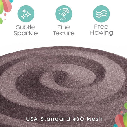Sandsational Sparkle Plum Unity Sand, 1 LB (16 oz), Colored Sand for Weddings, Vase Filler, Home Décor, Craft Sand, Aquarium Sand, and More