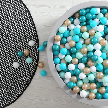 GOGOSO Ball Pit Balls 100, Soft Plastic Balls for Kids Play Pin Balls Babies Toddlers Children for 1 2 3 4 5 7 8 Years Old,5 Green Colors,2.2nches