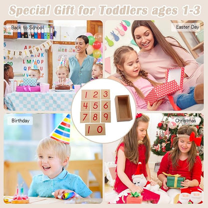 Montessori Math Materials Numeral Cards for Preschool Early Learning Tool