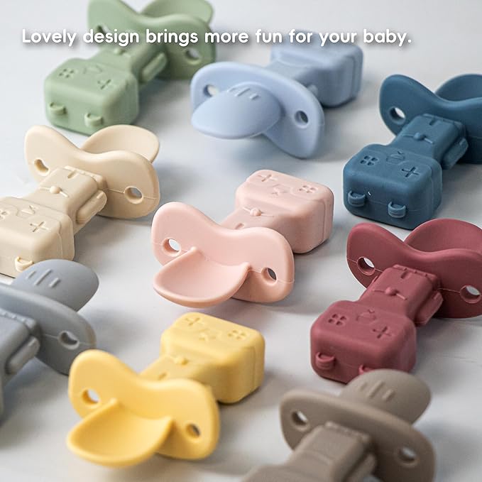 3PCS Baby Spoons, Silicone Baby Spoons Self Feeding 6+ Months Robot Baby Utensils Baby Led Weaning Spoons with Anti Choke Barrier First Stage Training Toddler Spoons, BPA Free (Pink)