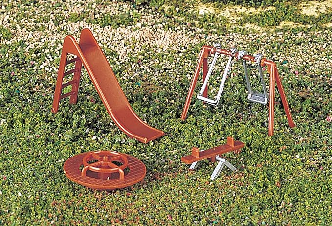 Bachmann Trains - Scenery Accessories - PLAYGROUND EQUIPMENT - HO Scale