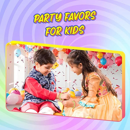 Bedwina Friendship Bracelets For Kids - (Pack of 144) Neon Adjustable Woven Rope Friendship Bracelets Bulk For Girls And Boys - Classroom Prizes For Kids Birthday Party Favors & Goodie Bag Stuffers