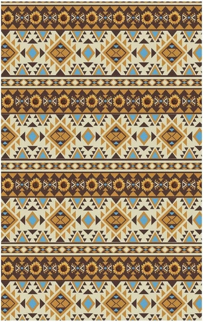 Aztec Recliner Headrest Protector Pet Scratch Resistant Chair Headrest Cover Anti-Fade Sofa Headrest Slipcovers for Home Couch Loveseats Decoration 2 Pack