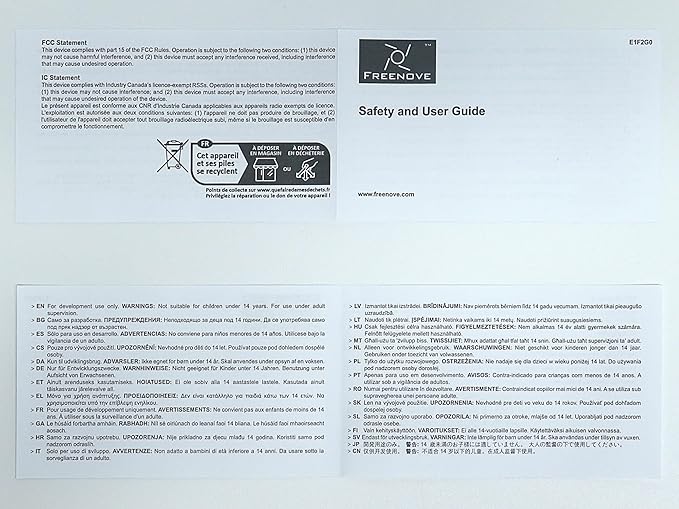 FREENOVE Hexapod Robot Kit (Compatible with Arduino IDE), App Remote Control, Walking Crawling Twisting Servo STEM Project