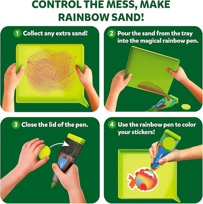 Skillmatics Art & Craft Activity - Sand-Tastic Art Animals, Sand Art for Kids, Craft Kits & Supplies, DIY Creative Activity, Gifts for Girls & Boys Ages 4, 5, 6, 7, 8, 9, 10