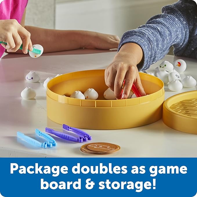 Learning Resources Dumpling Dash! Fine Motor Math Game, Kindergarten Homeschool, Math Games, Kindergarten Toys, Ages 5+