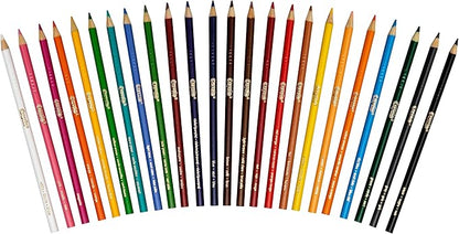 CRAYOLA Colouring Pencils - Assorted Colours (Pack of 24) | A Must-Have for All Kids Arts & Crafts Sets | Ideal for Kids Aged 3+